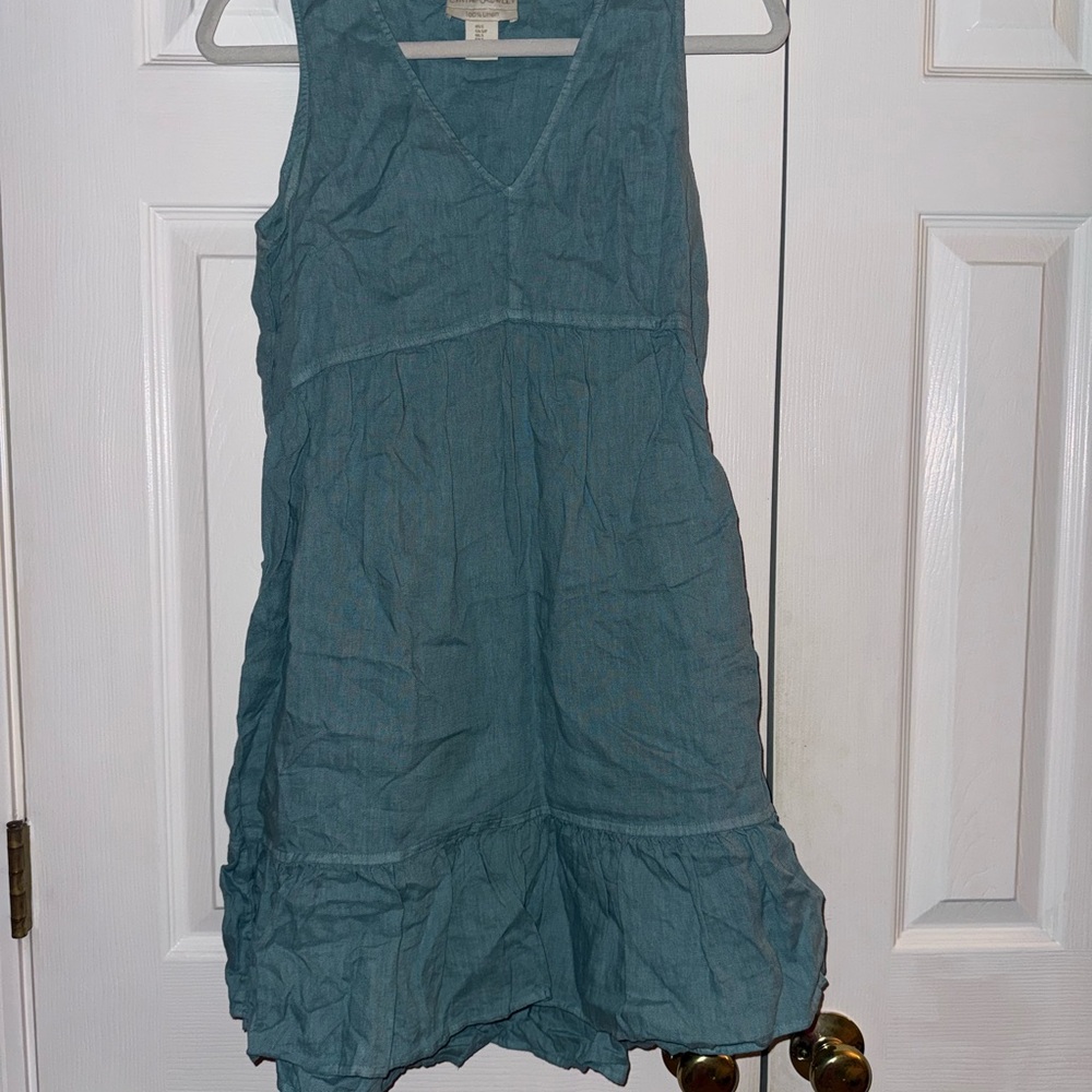 Cynthia Rowley Teal Sleeveless Mini Dress